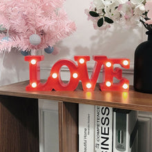 Load image into Gallery viewer, 3D Love Heart LED Letter Lamps
