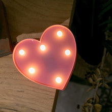 Load image into Gallery viewer, 3D Love Heart LED Letter Lamps
